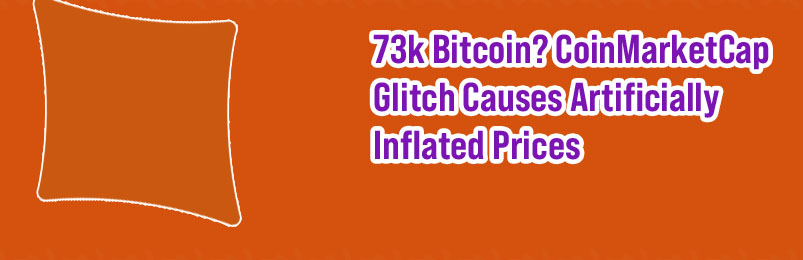 Crypto price glitch